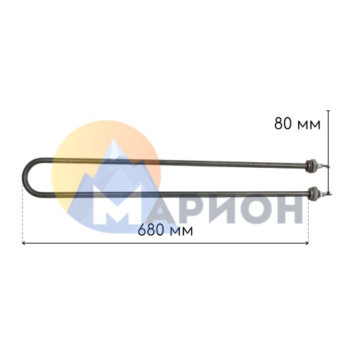 ТЭН для масла 140 А 13/1,5 Z 220 (G1/2; мо 80; Ф2)